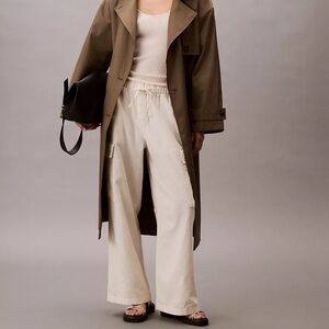 Calvin Klein linen cargo pants.